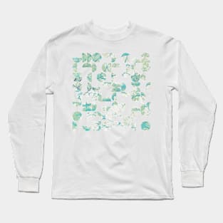 Mid Century Modern Ley Lines Long Sleeve T-Shirt